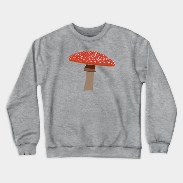 Mushroom Crewneck Sweatshirt by ElviaMontemayor